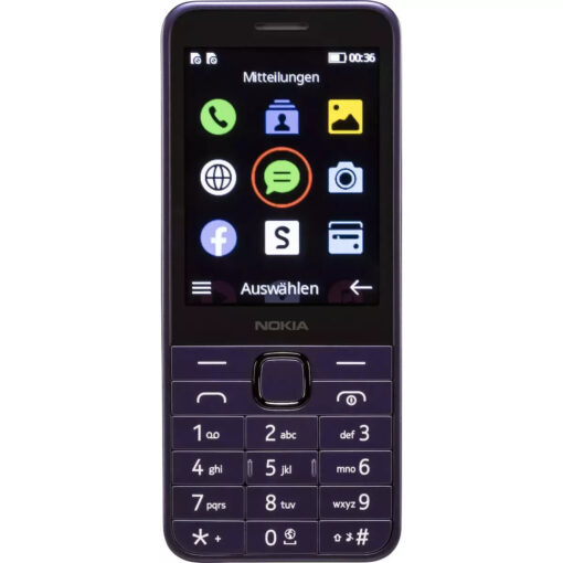 Nokia 235 4G (2024) Dual SIM Κινητό με Κουμπιά Μωβ - Image 5