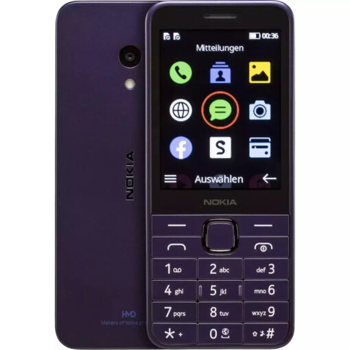 Nokia 235 4G (2024) Dual SIM Κινητό με Κουμπιά Μωβ - Image 4