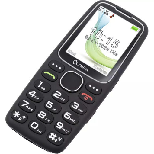 Olympia Star Dual SIM Κινητό με Μεγάλα Κουμπιά Μαύρο - Image 4