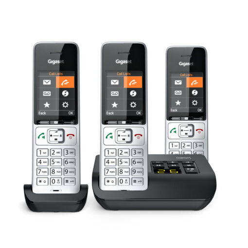 Gigaset Comfort 500A Trio με Ελληνικό Μενού Ασημί - Image 3