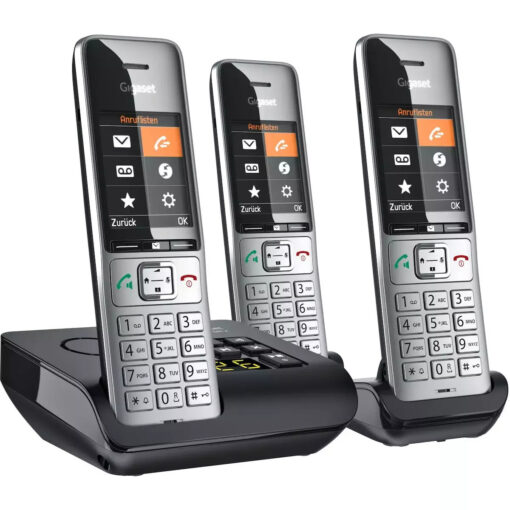 Gigaset Comfort 500A Trio με Ελληνικό Μενού Ασημί - Image 6