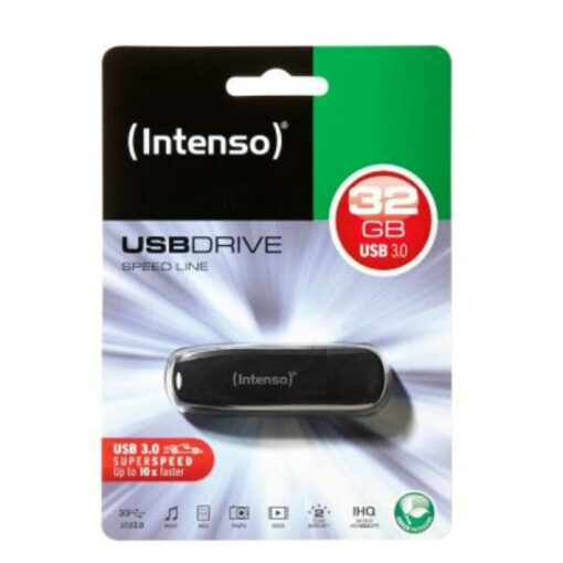 Intenso Speed Line 32GB USB 3.0 Μαύρο - Image 2