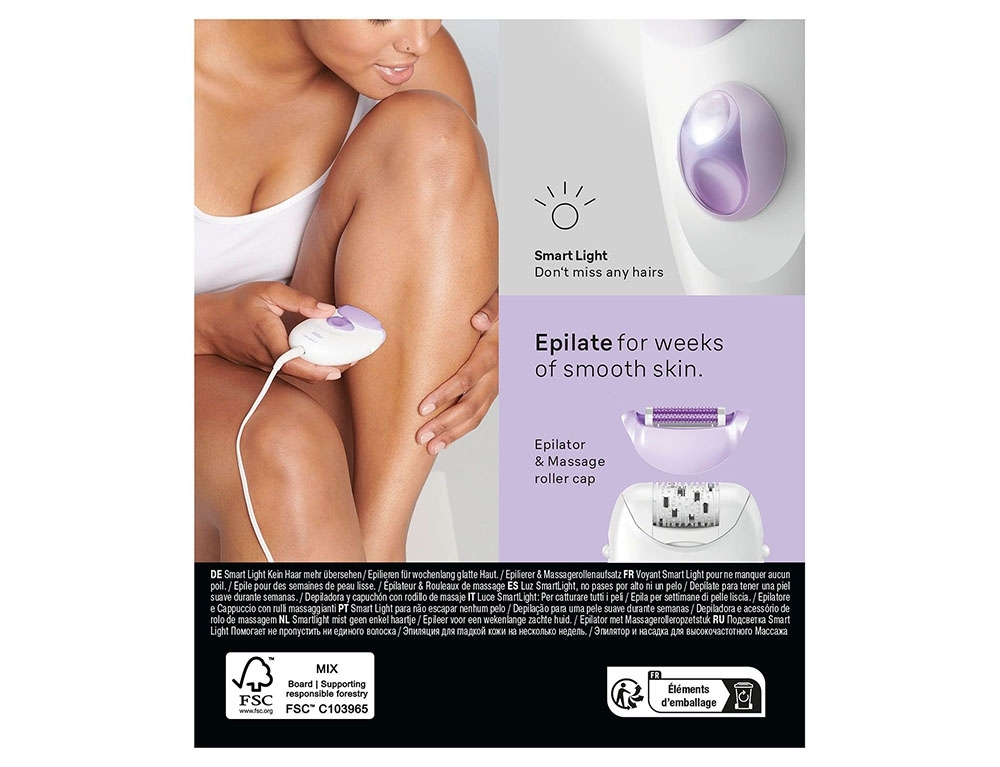 Braun Silk-Epil 3 Αποτριχωτική Μηχανή Epilator για Σώμα & Μπικίνι SE3000 - Image 3