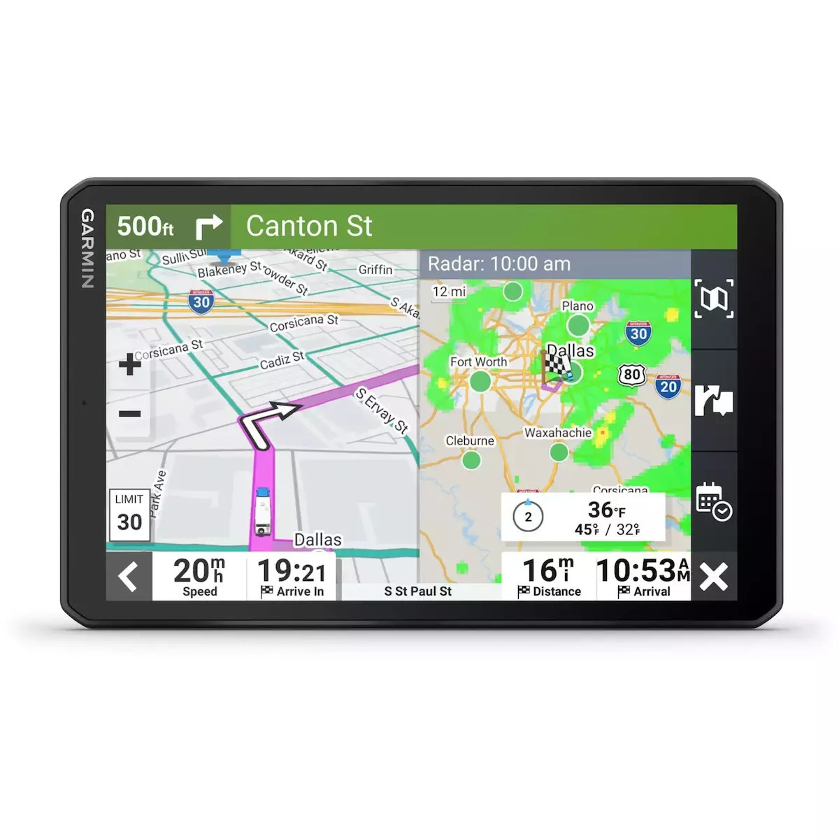 Garmin Συσκευή Πλοήγησης GPS Camper με Οθόνη 8" & Card Slot - Image 4