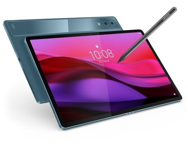 Lenovo Yoga Tab Plus 12.7" (16GB/256GB/Γερμανικό Πληκτρολόγιο και Πενάκι) Tidal Teal