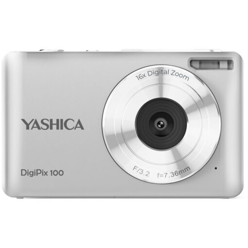 Yashica 44MP Full HD (1080p) Οπτικό Ζουμ 16x Ασημί