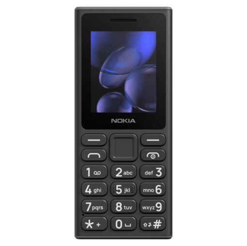 Nokia 105 (2024) Dual SIM Κινητό με Κουμπιά Μαύρο
