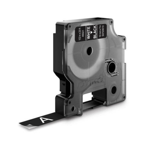 Dymo Ταινία Ετικετογράφου 7m x 12mm σε Μαύρο Χρώμα - Image 2