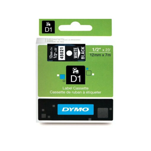 Dymo Ταινία Ετικετογράφου 7m x 12mm σε Μαύρο Χρώμα - Image 5