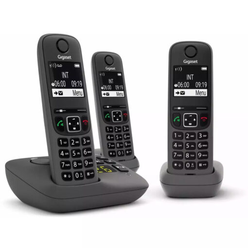 Gigaset AE690A Trio με Ελληνικό Μενού Γκρι - Image 2