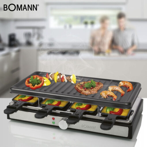 Bomann Ψησταριά Αυλακωτής Πλάκας 1200W - Image 5