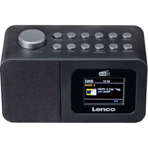 Lenco CR-625BK Επιτραπέζιο Ραδιόφωνο Επαναφορτιζόμενο DAB+ Μαύρο - Image 2