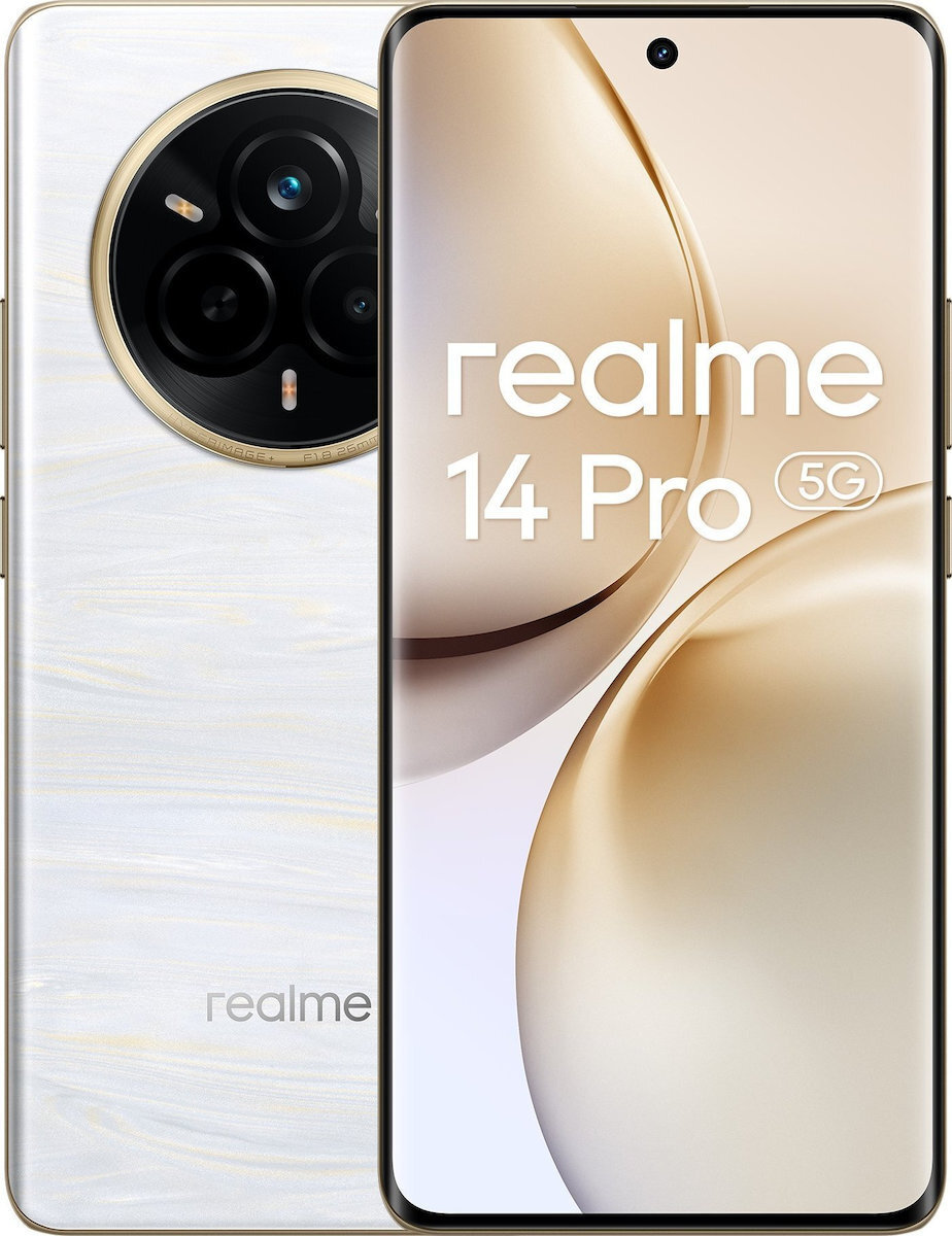 Realme 14 Pro 5G Dual SIM (12/512GB) Pearl White