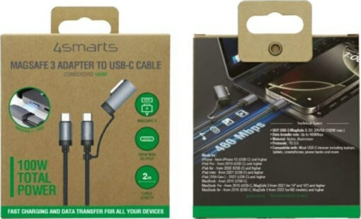 4Smarts USB 2.0 USB-C male - USB-C 100W 2m - Image 6