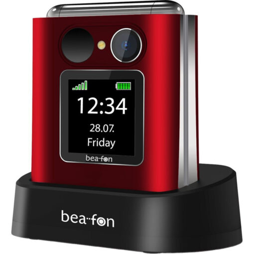 Bea-fon Fold 10 Single SIM Κινητό με Κουμπιά Κόκκινο - Image 2