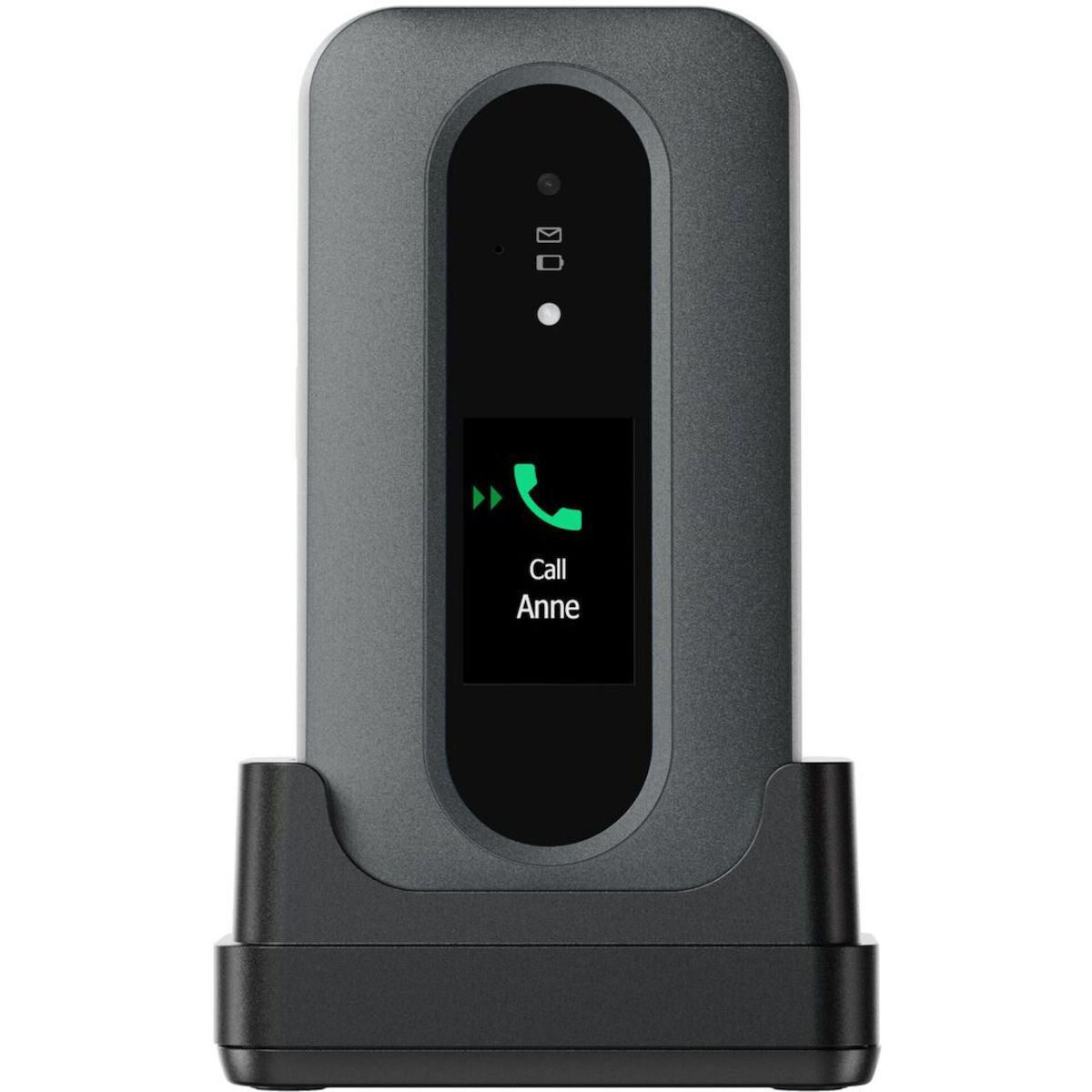 Doro Leva L30 Single SIM Κινητό με Κουμπιά Graphite White