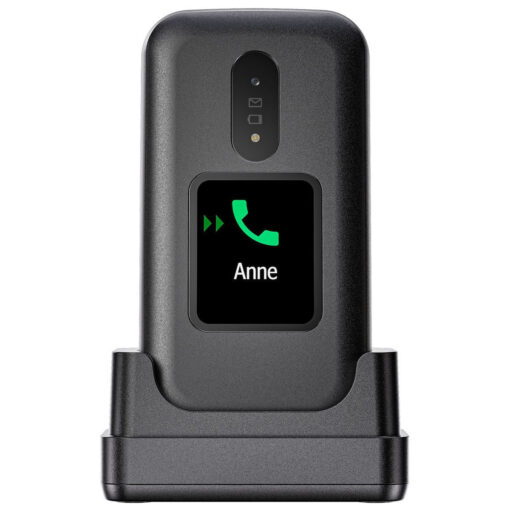 Doro 2880 without Power Supply Dual SIM Κινητό με Κουμπιά Μαύρο