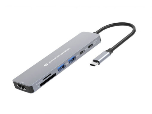 Conceptronic USB-C Docking Station με HDMI 4K PD Ethernet (DONN28G)