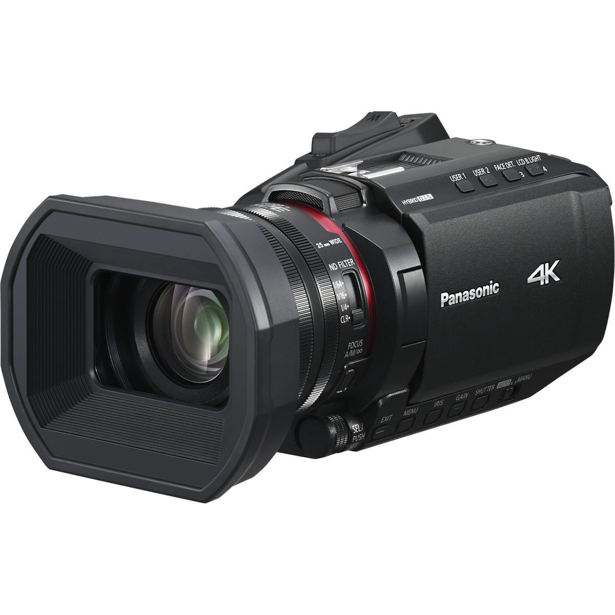 Panasonic Βιντεοκάμερα HC-X1200E @ 60fps Αισθητήρας CMOS Αποθήκευση σε Κάρτα Μνήμης με Οθόνη 3.5" και HDMI