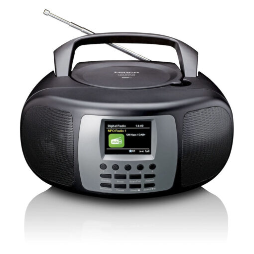 Lenco Ηχοσύστημα 2.0 SCD-860BK SCD-860BK 4W με CD / Digital Media Player και Bluetooth Διάφανο - Image 3