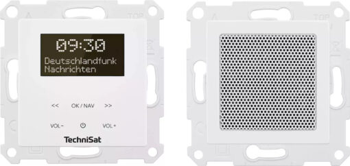 Technisat DigitRadio up 55 - DAB radio Retro Ρεύματος DAB+ με Bluetooth και USB Λευκό