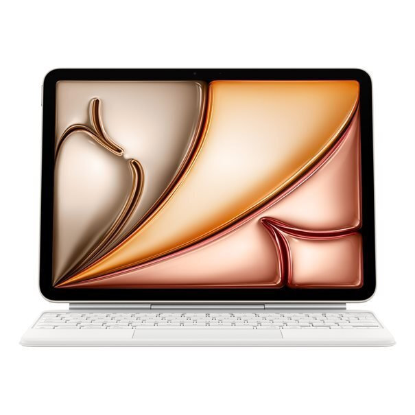 Apple Ipad Air 11 Magic με Πληκτρολόγιο Λευκή (iPad Air 11 (2025))
