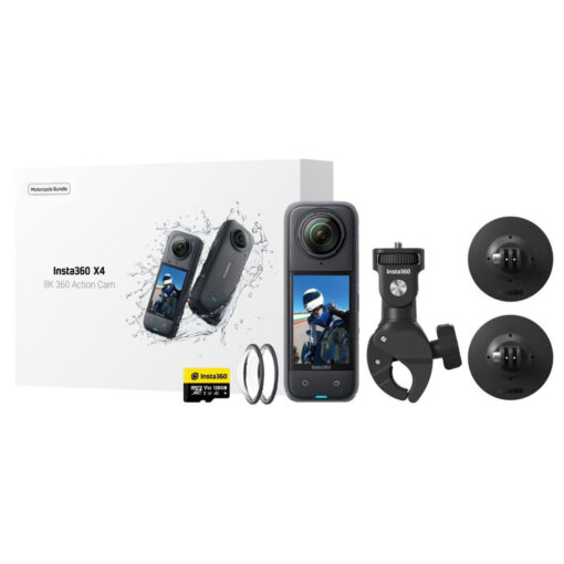 Insta360 X4 8K Λήψης 360° Υποβρύχια Motorrad Bundle - Image 2