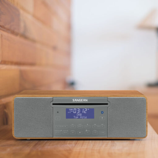 Sangean Ηχοσύστημα 2.0 DDR-47BT DDR-47BT 14W με CD / Digital Media Player και Bluetooth Καφέ - Image 4