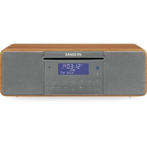 Sangean Ηχοσύστημα 2.0 DDR-47BT DDR-47BT 14W με CD / Digital Media Player και Bluetooth Καφέ