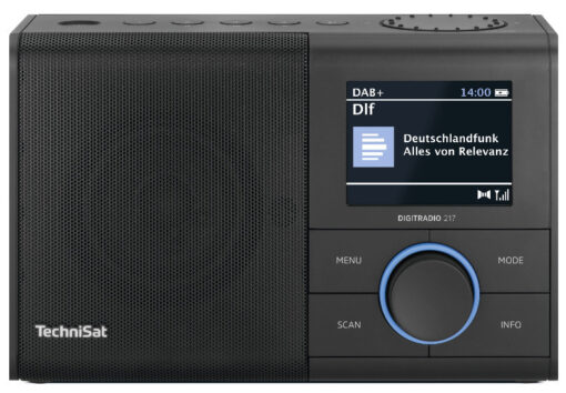 Technisat DigitRadio 217 Φορητό Ραδιόφωνο Ρεύματος / Μπαταρίας DAB+ με Bluetooth Μαύρο
