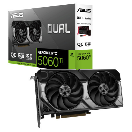 Asus GeForce RTX 5060 Ti 16GB Dual OC Edition