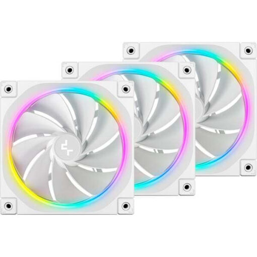 Deepcool FL12R WH Case Fan 120mm 3τμχ Λευκό - Image 2