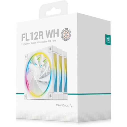 Deepcool FL12R WH Case Fan 120mm 3τμχ Λευκό - Image 4