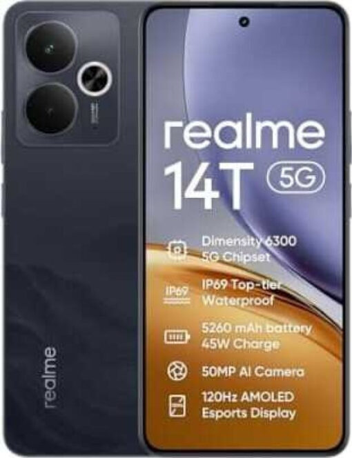Realme 14T 5G Dual SIM (8GB/256GB) Μαύρο