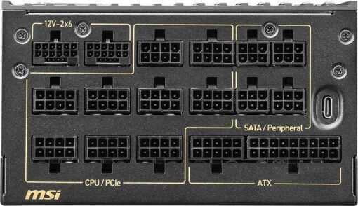 MSI MEG Ai1600T 1600W Full Modular 80 Plus Platinum - Image 2
