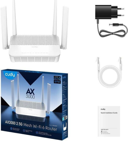 Cudy WR3000P Ασύρματο Router - Image 3