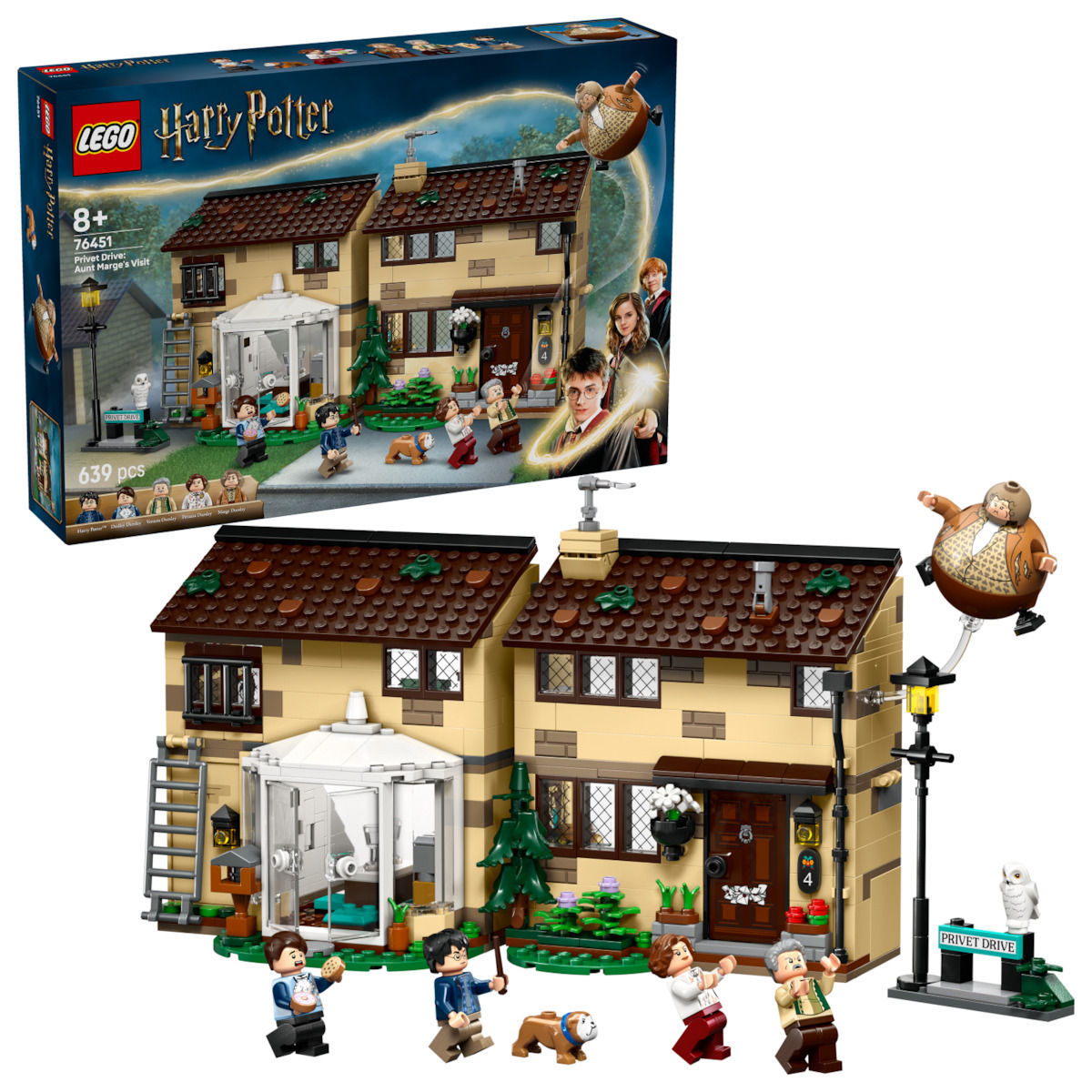 Lego Harry Potter Privet Drive: Aunt Marge's Visit για 8+ Ετών 639τμχ