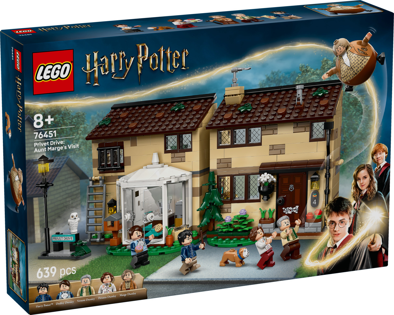Lego Harry Potter Privet Drive: Aunt Marge's Visit για 8+ Ετών 639τμχ - Image 5