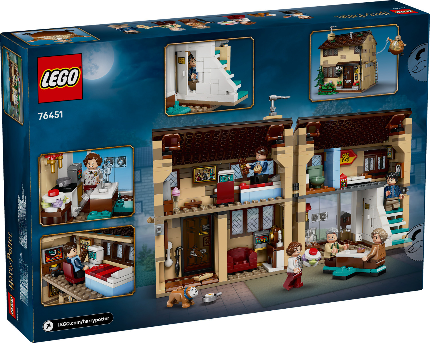 Lego Harry Potter Privet Drive: Aunt Marge's Visit για 8+ Ετών 639τμχ - Image 6