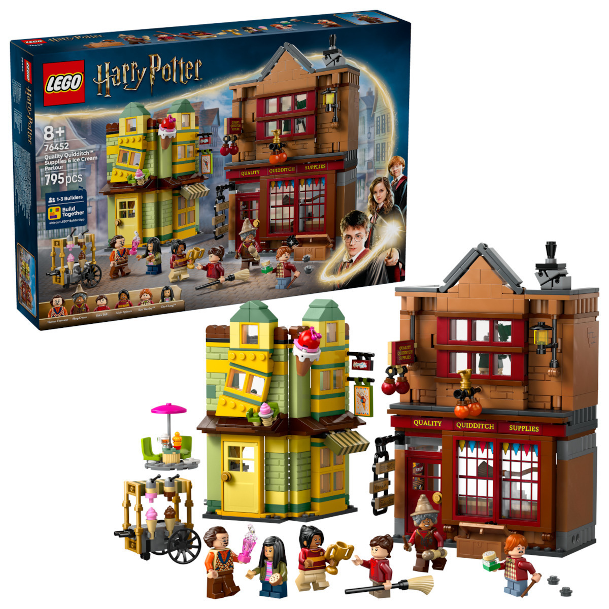 Lego Harry Potter Quality Quidditch Supplies & Ice Cream Parlour για 8+ Ετών 795τμχ