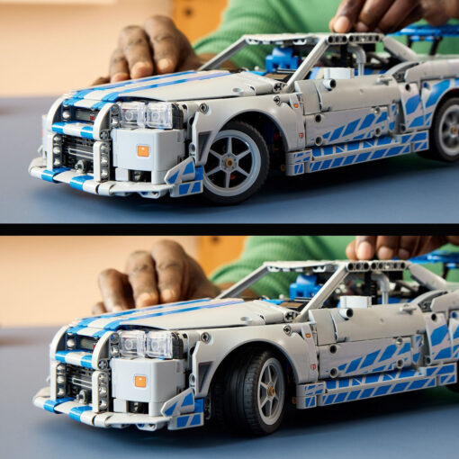 Lego Technic 2 Fast 2 Furious Nissan Skyline GT-R (R34) Car για 18+ Ετών 1.410τμχ - Image 4