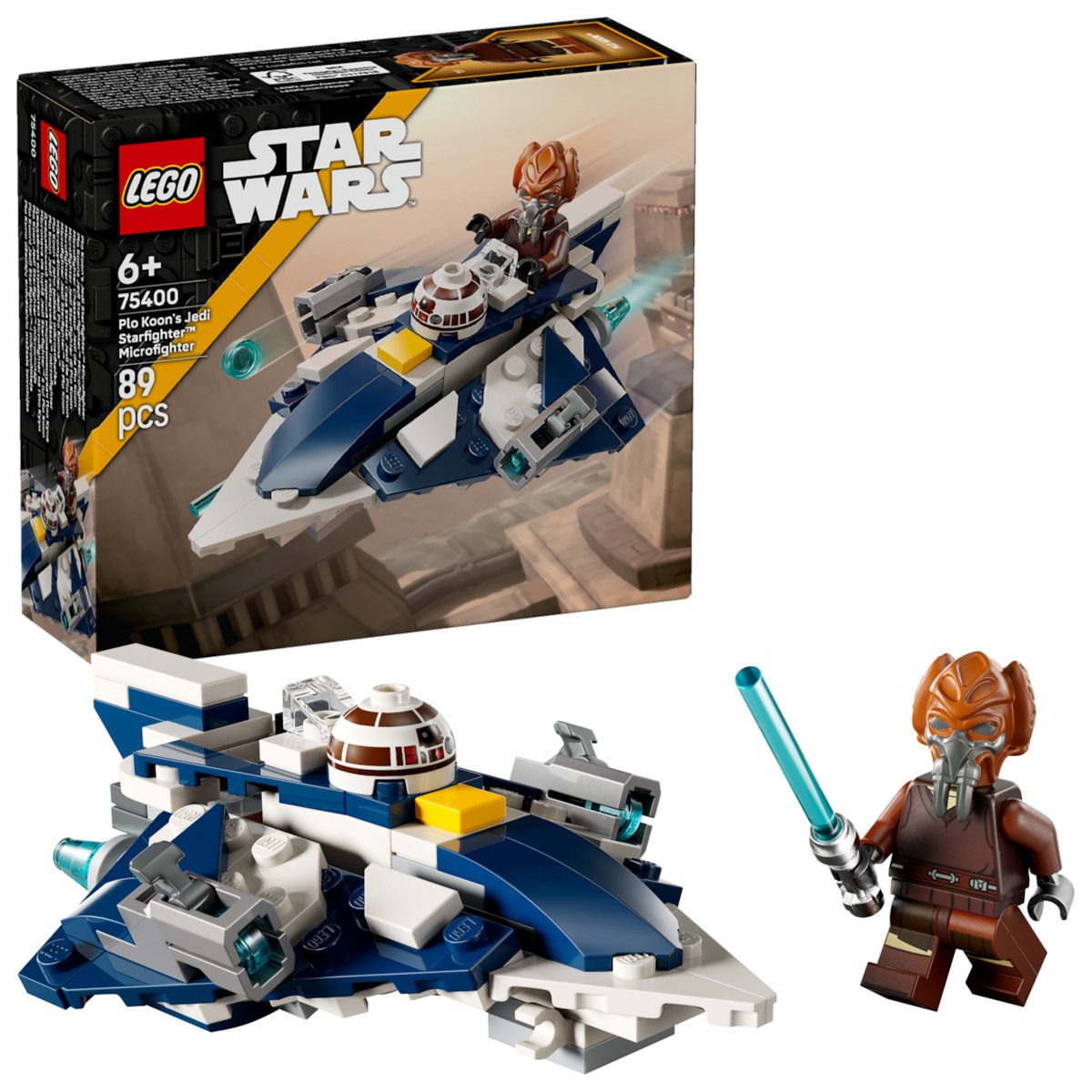 Lego Star Wars Plo Koon's Jedi Starfighter Microfighter για 6+ Ετών 89τμχ