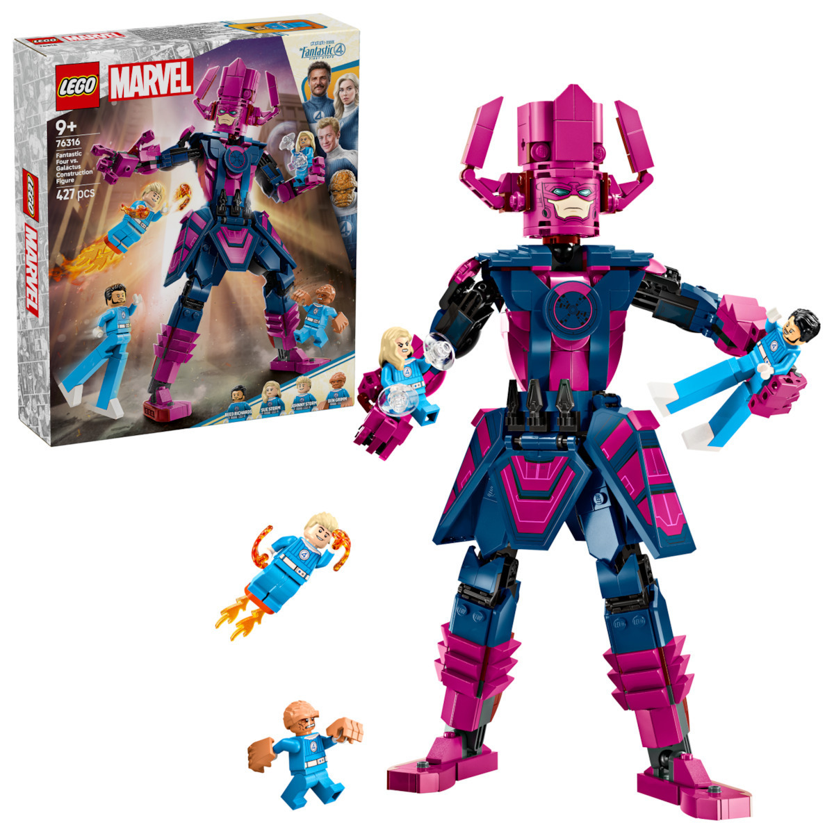 Lego Marvel Fantastic Four vs. Galactus Construction Figure για 9+ Ετών 427τμχ