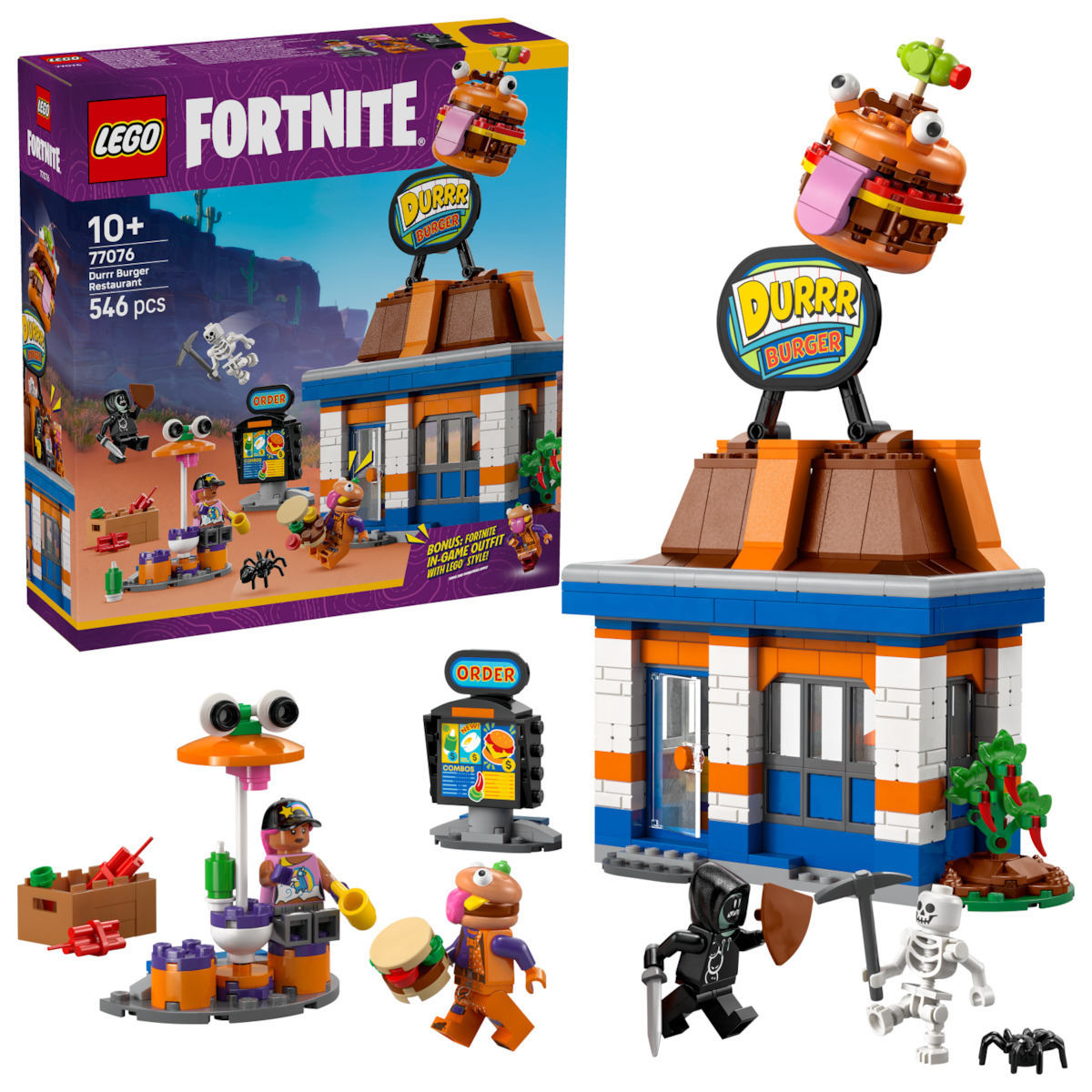 Lego Fortnite Durrr Burger Restaurant για 10+ Ετών 546τμχ