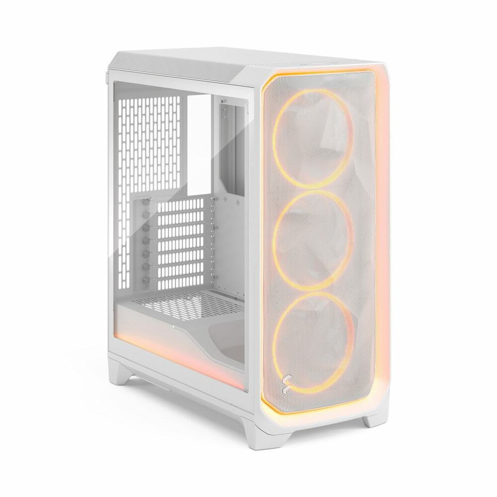 Fractal Design Ambience Pro RGB White TG Clear Tint Gaming Midi Tower με Πλαϊνό Παράθυρο