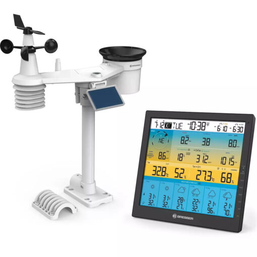 Bresser Center 7-in-1 7003220 Ασύρματος Μετεωρολογικός Σταθμός Ψηφιακός Επιτραπέζιος Μαύρος - Image 2
