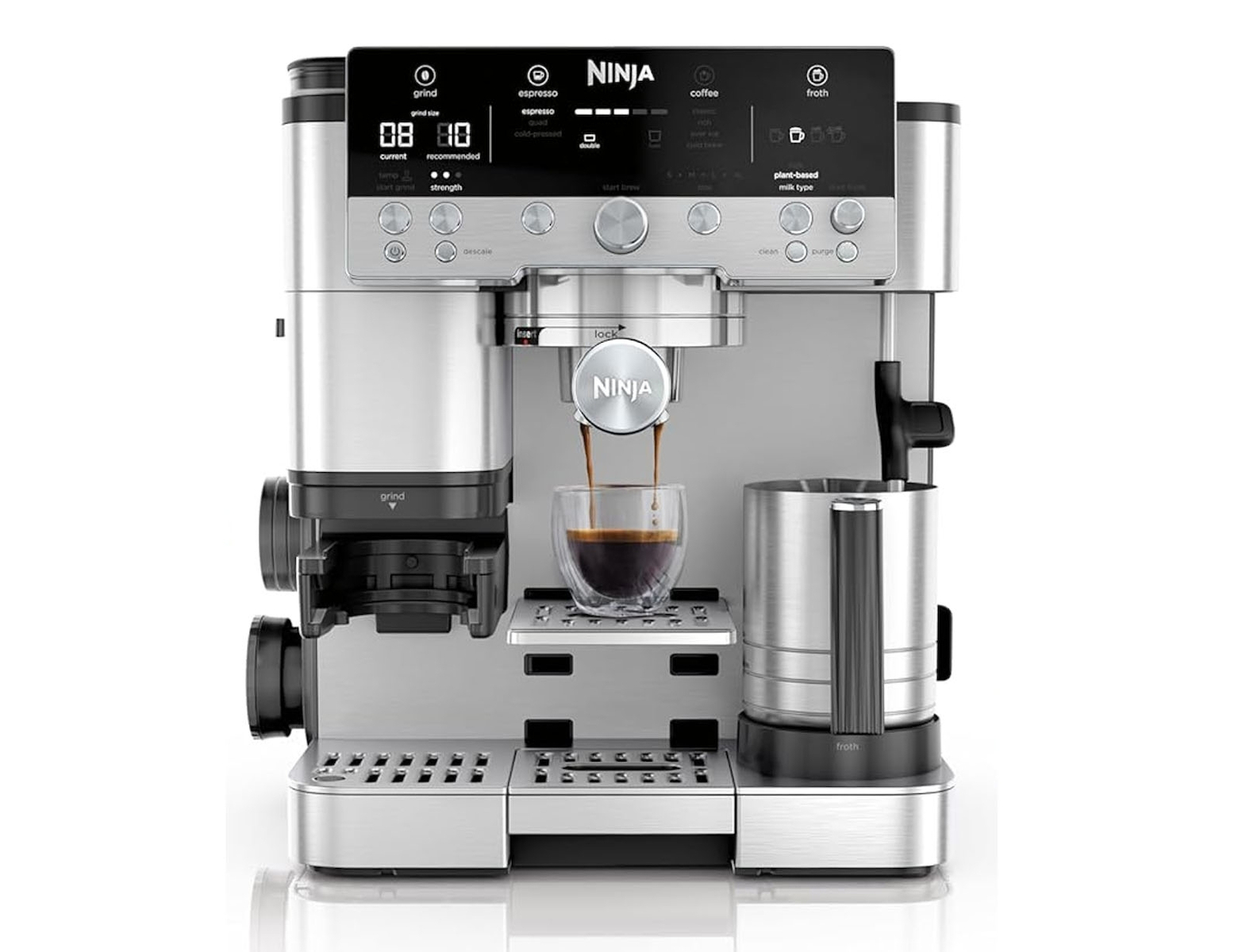 Ninja Αυτόματη με Μύλο Άλεσης Ασημί ES601EU