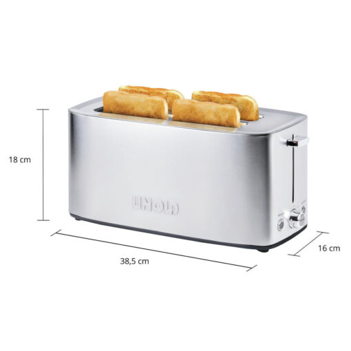 Unold Φρυγανιέρα 2 Θέσεων 1200W Inox - Image 2