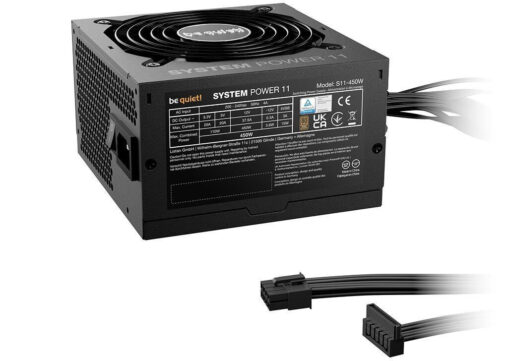 Be Quiet 450W Full Wired 80 Plus Bronze (BP009EU) - Image 3