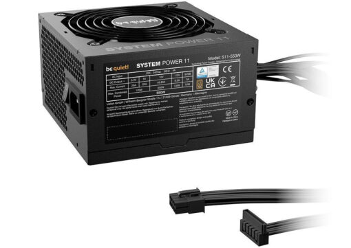 Be Quiet 550W Full Wired 80 Plus Bronze (BP010EU) - Image 4